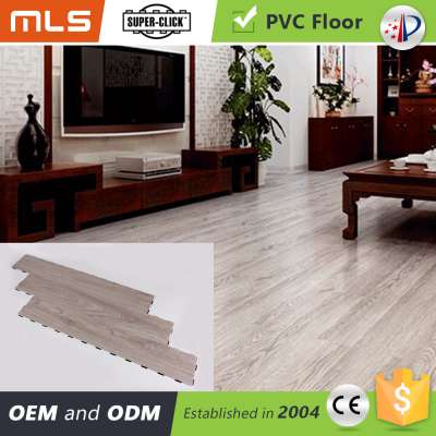 Shopping Mall Comfort Room Fireproof Flooring Click Tiles Plastic Wood Grain Edge Strips Pvc Floor Covering